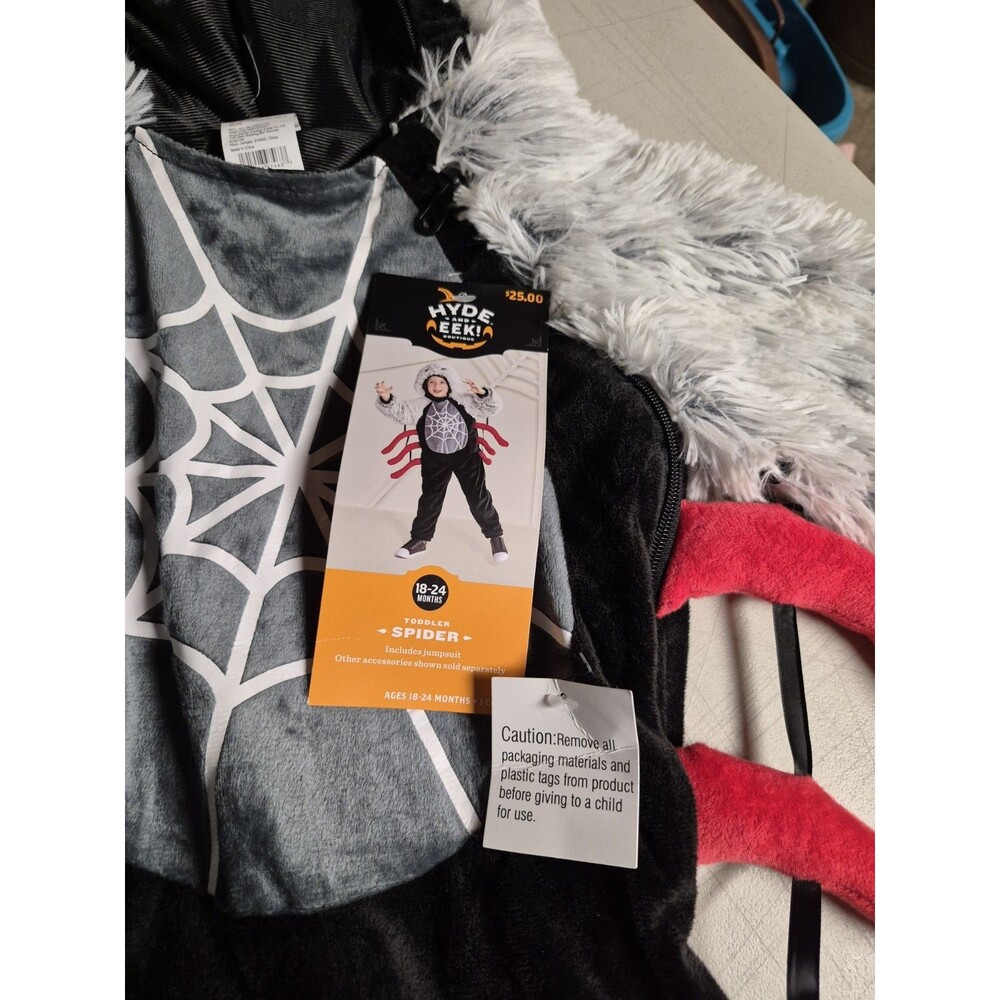 Baby Toddler Boys Girls Little Spider Halloween Costume Size 18-24 months NWT